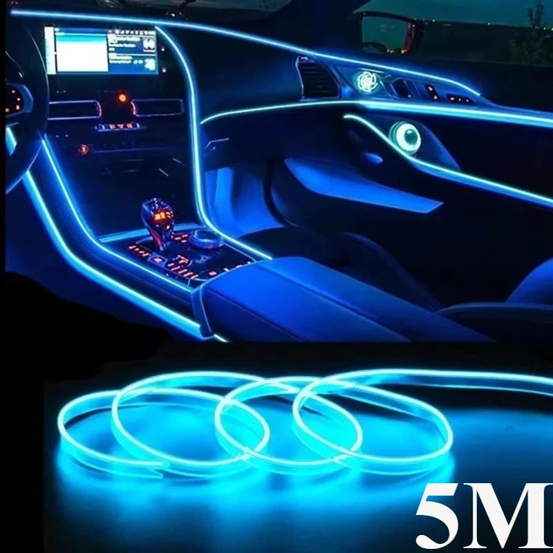 Flexible USB Car Interior Neon Light Strip
