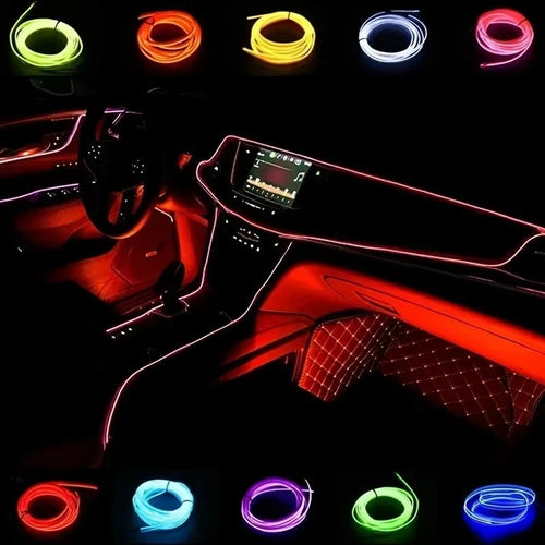 Flexible USB Car Interior Neon Light Strip
