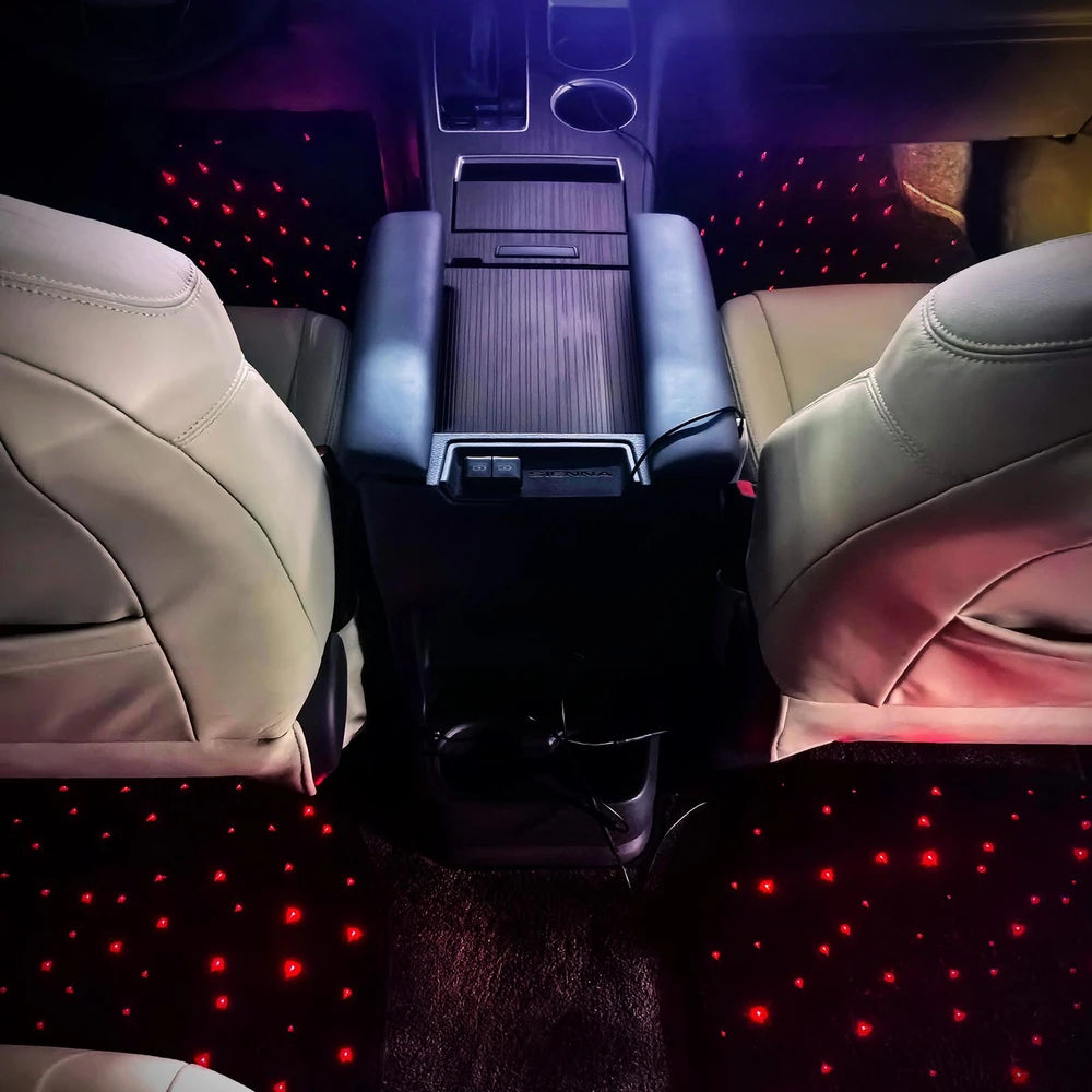 LED Galaxy Car Floor Mats – Illuminated Interior Upgrade