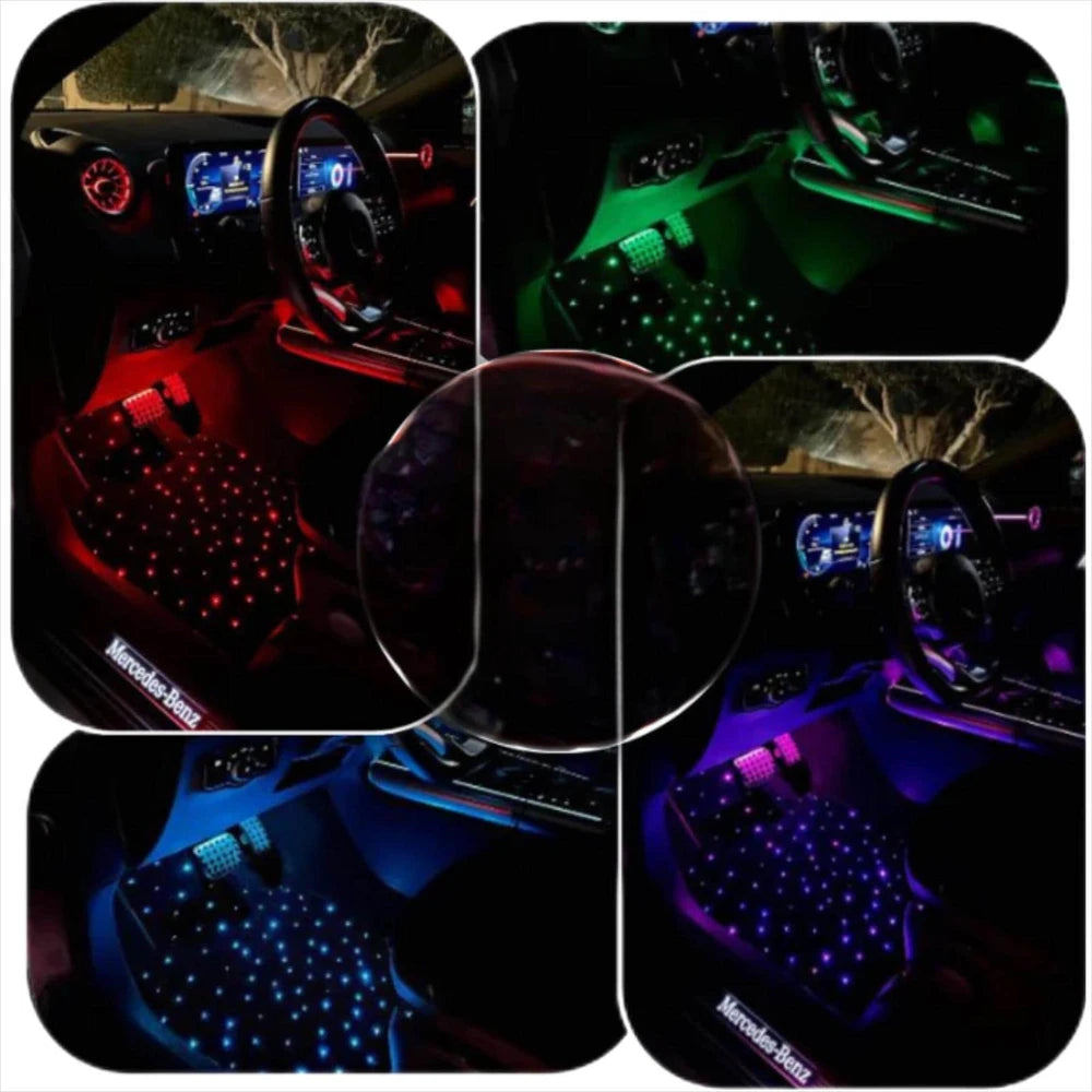 LED Galaxy Car Floor Mats – Illuminated Interior Upgrade