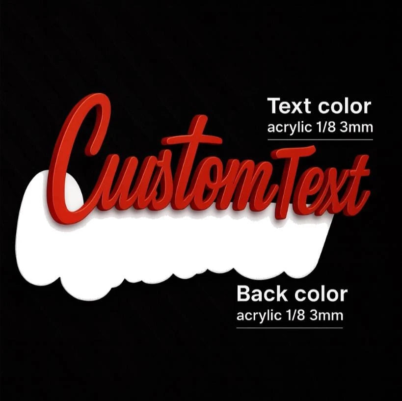 Custom Acrylic Car Badge Emblem