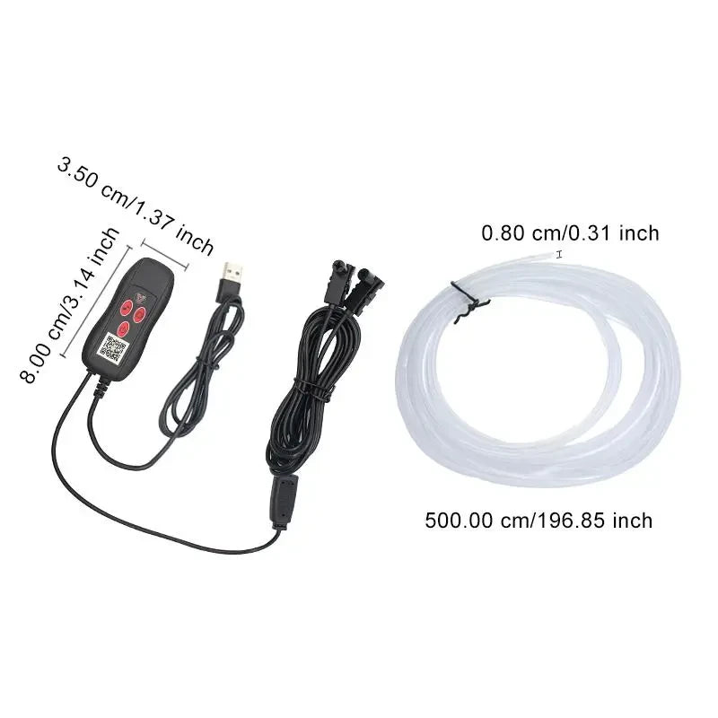 USB-Powered Car Interior LED Ambient Light