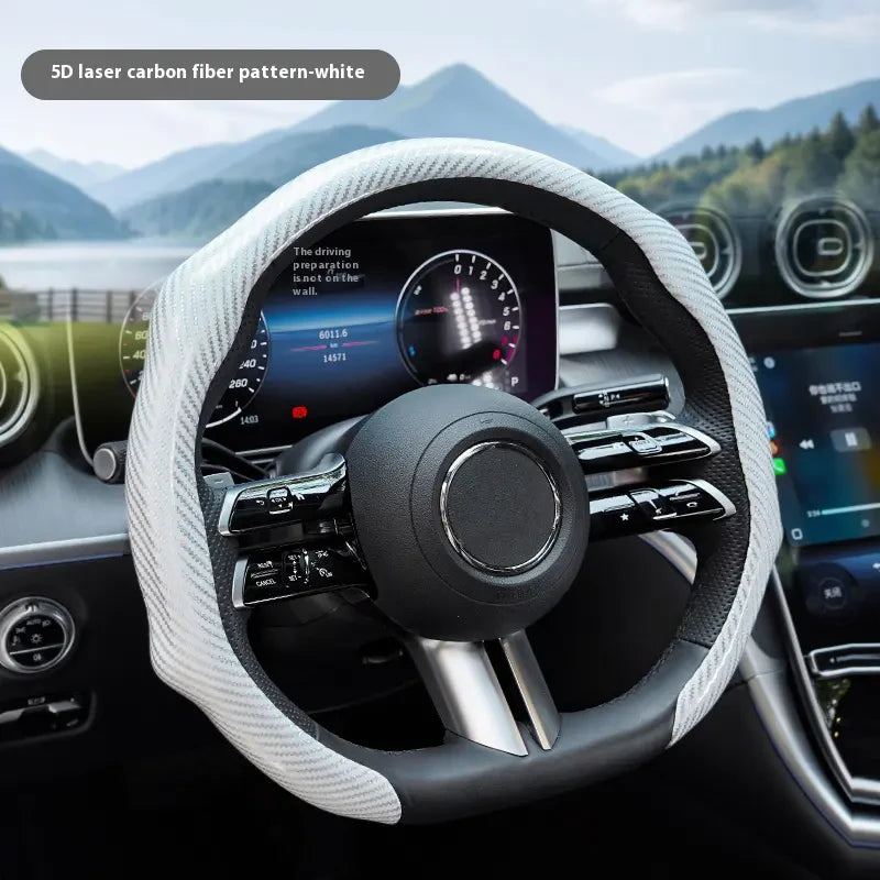Carbon Fiber Steering Wheel Cover