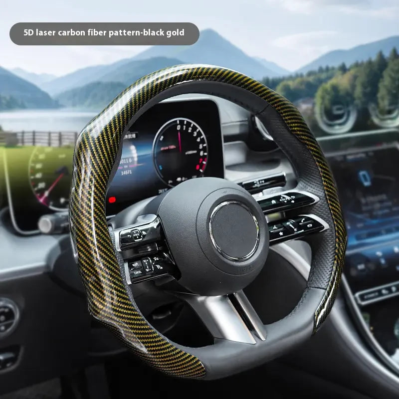 Carbon Fiber Steering Wheel Cover