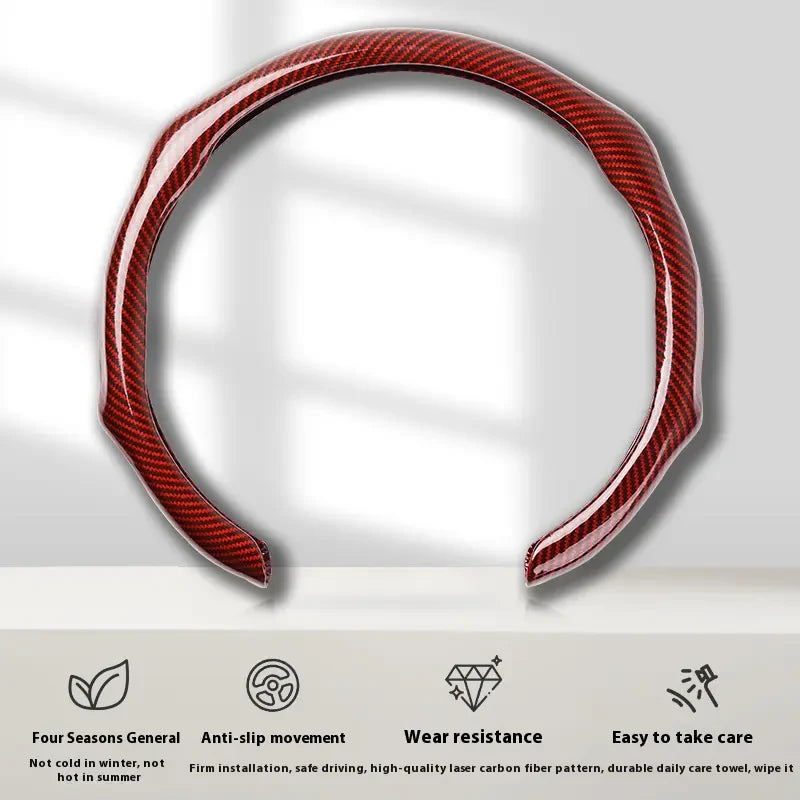Carbon Fiber Steering Wheel Cover