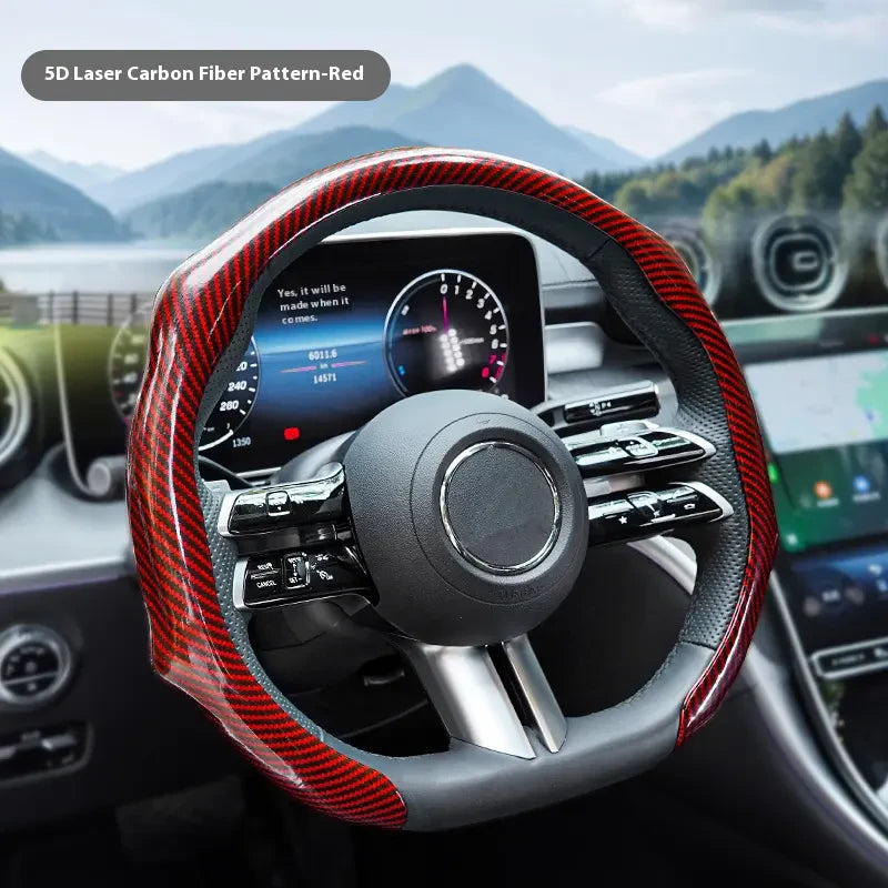 Carbon Fiber Steering Wheel Cover