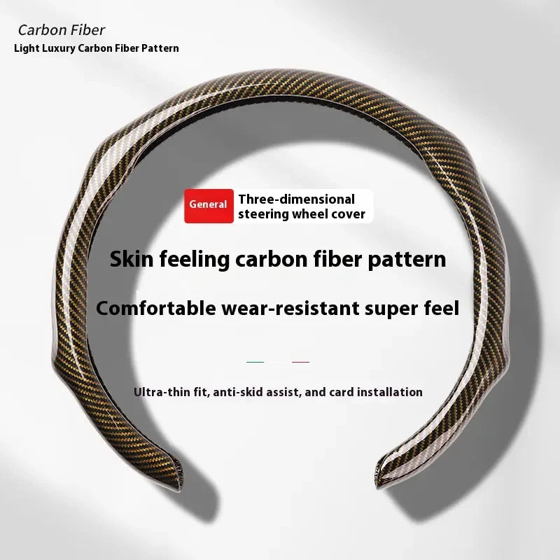 Carbon Fiber Steering Wheel Cover