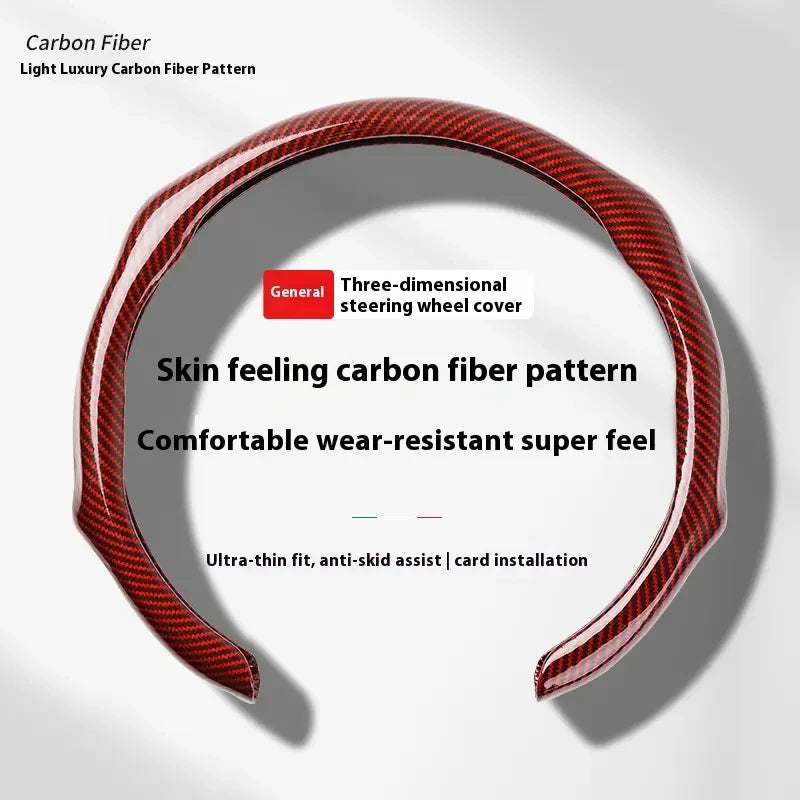 Carbon Fiber Steering Wheel Cover