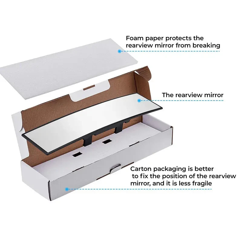 Universal Panoramic Convex Rearview Mirror