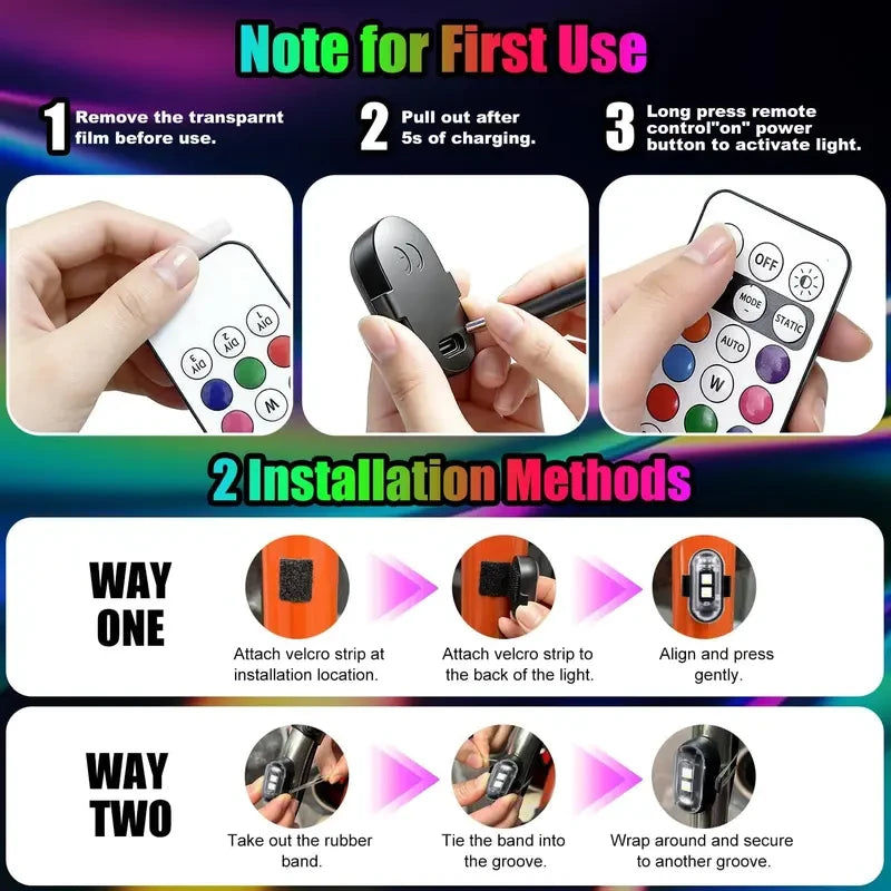 Wireless LED Rock Lights