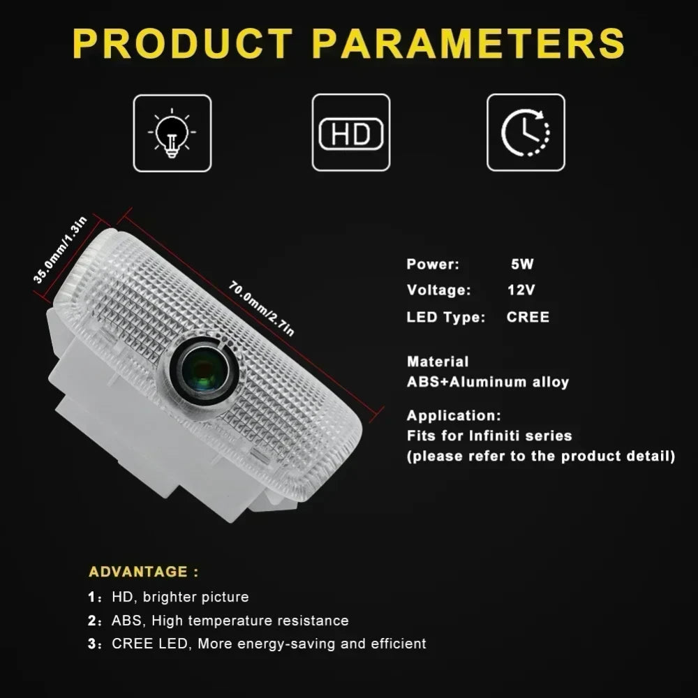LED Car Door Projector Light
