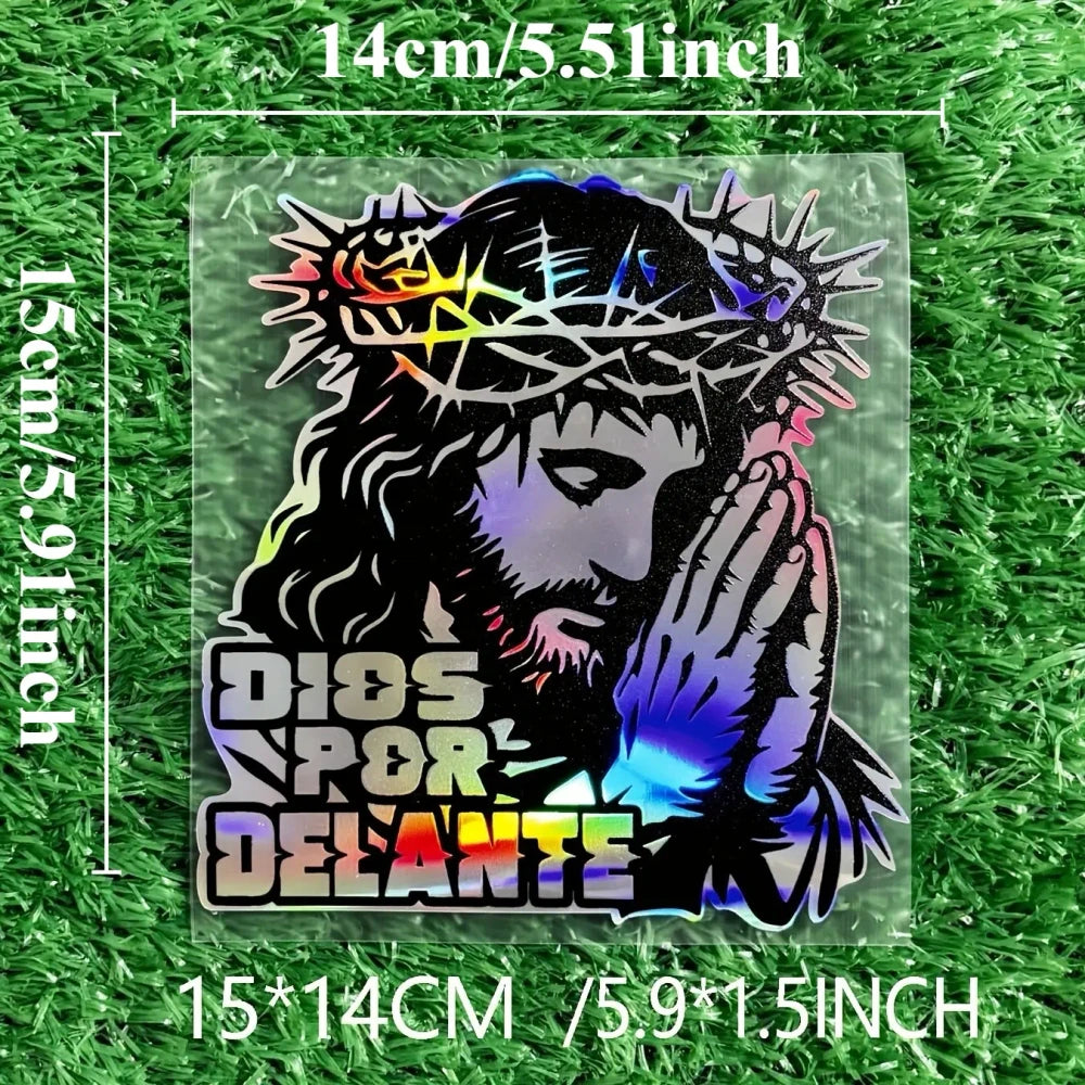 Religious Series Colorful Car Sticker