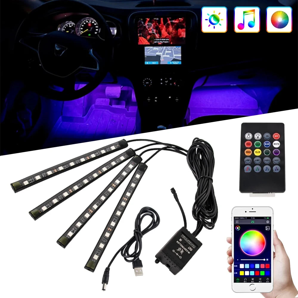Automotive Interior LED Ambient Light Strip