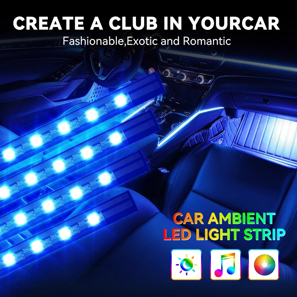 Automotive Interior LED Ambient Light Strip