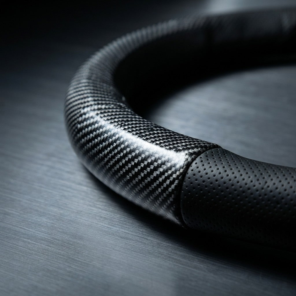 Carbon Fiber Steering Wheel Cover