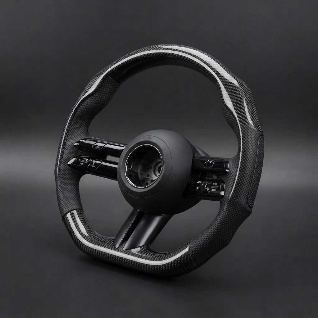 Carbon Fiber Steering Wheel Cover